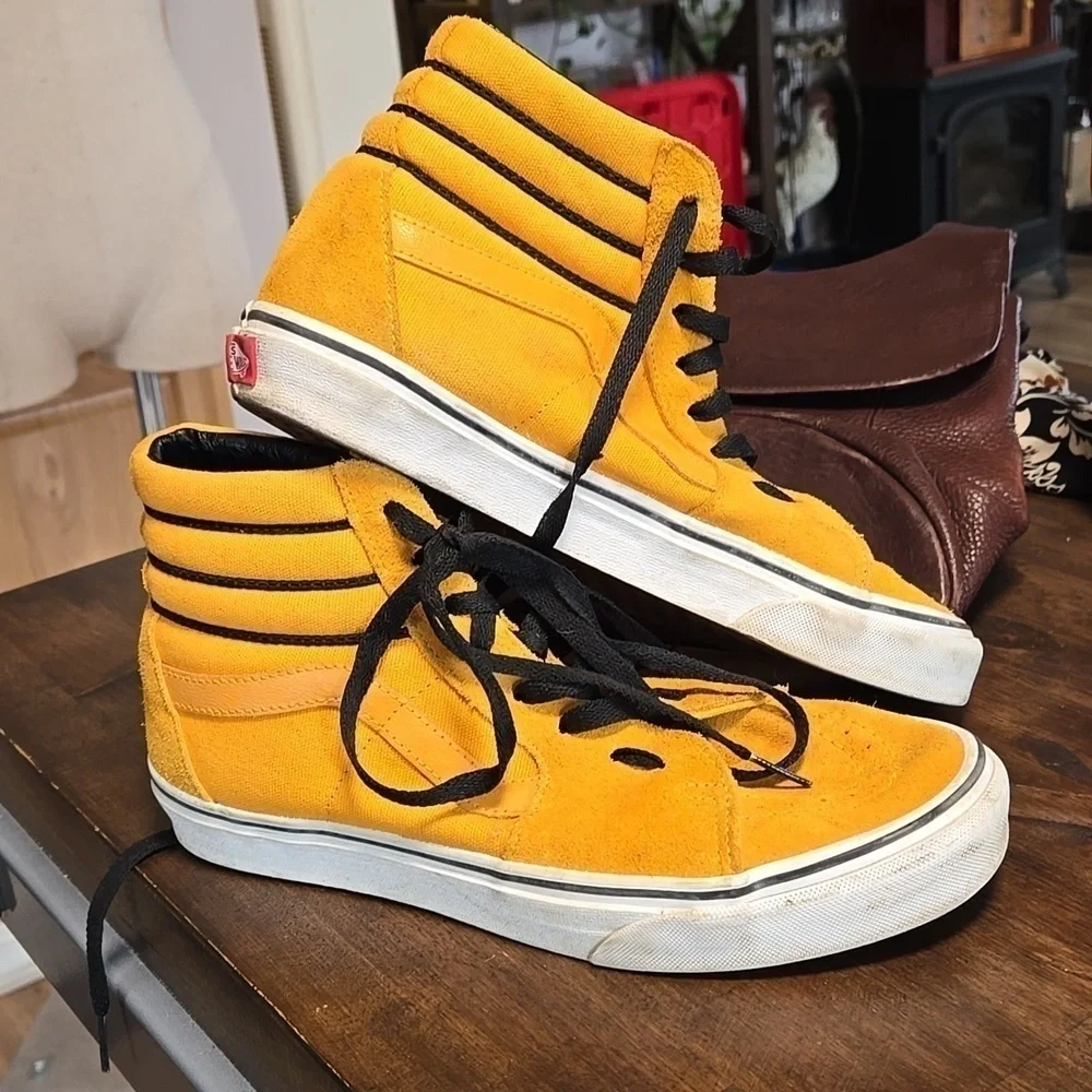 Vans yellow high